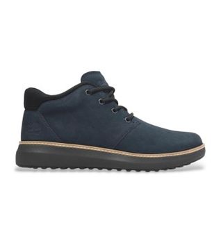 Timberland para hombre. TB0A69Q5W061 Botas Chukka de piel de media caña Hudson Road marino (43.5), Plano, Cordones, Casual, Sostenible