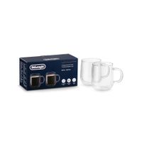 delonghi tazas de vidrio de doble pared 500 ml pack de 2 dlsc327