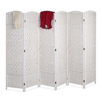 mampara de pared con 6 paneles natural