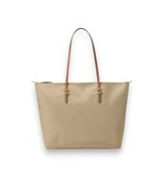 lauren ralph lauren para mujer 431950007003 bolso tote keaton grande de nailon beige osfa casual nylon