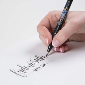 Tombow Brush Pen Fudenosuke Soft Black