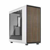 fractal caja north xl chalk white tg clear fd-c-nor1x-04