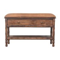 muebles artesanales de madera maciza tallados en bambu para almacenamiento