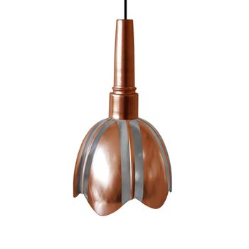 Suspensión vidrio cobre D18 cm