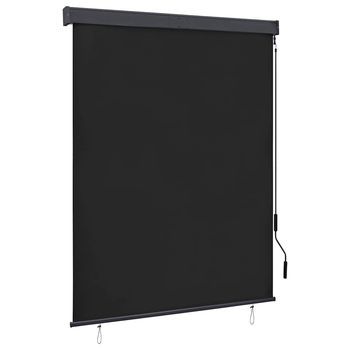 Estor Enrollable De Exterior Gris Antracita 140x250 Cm Vidaxl