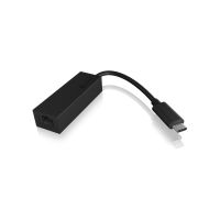 tarjeta de red icy box ib-lan100-c3 usb tipo c ethernet 1000 mbits negra