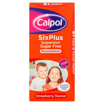 Calpol Six Plus Suspension Sugar Free