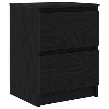 Mueble Tv | Mueble De Salón | Mesa De Tv De Madera De Ingeniería Negro 40x35x54 Cm