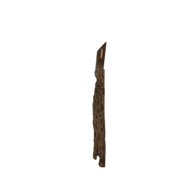 Objeto decorativo de madera marrón h120