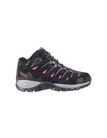 botas de montana hi-tec corzo mid waterproof black-molten lava hombre