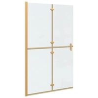 panel de ducha a ras de suelo dorado 120 x 65 x 190 cm vidaxl