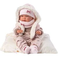 muneca bebe nica vestido con cojin newborn - cuerpo de vinyl
