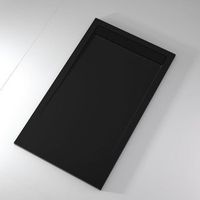 plato de ducha pizarra clever negro  70x180 cm