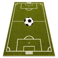 alfombra mundial campo de futbol futbol - verde 120x170 cm