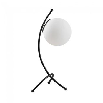 Lámpara de mesa kelen opal negro