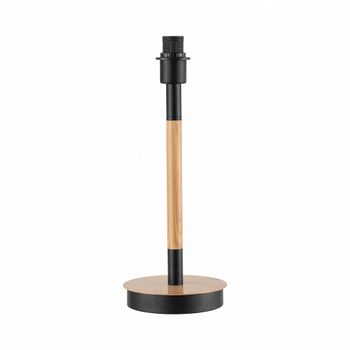 Armazon sobremesa Tropico 1xe14 Negro/haya 33x13x13cm