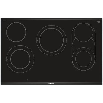 Bosch PKM875DP1D Placa Vitrocerámica 5 Zonas 80cm Negra/Inox
