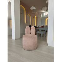 pouff conejo bunny rosa
