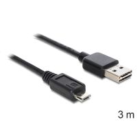 cable usb 20 delock easy-usb 20-a 3 m negro