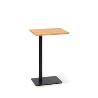 mesa auxiliar de roble cera al aceite