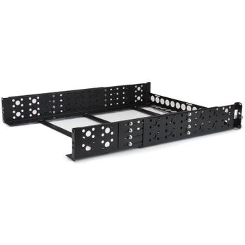 Carril de rack StarTech.com 2U Universales Profundidad Ajustable 19