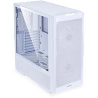 lian li lancool 206 caja atx blanca vidrio templado