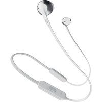 jbl tune 205bt wireless bluetooth earphones - silver silver