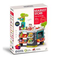 juguete set de supermercado con luz y sonido 87 cm de chipolino