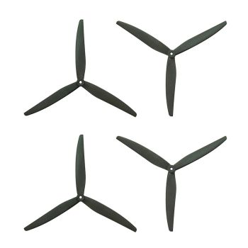 2 Pares de Hélices Gemfan 1270 Cinelifter de 12 Pulgadas y 3 Palas de Fibra de Vidrio para Drones de Carreras FPV RC