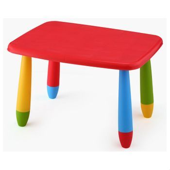 Mesita Infantil Rectangular Roja