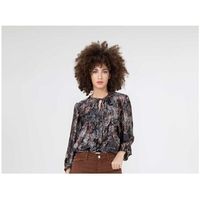markup vestidos abito blusa fantasia autunno nero mw66229 para mujer