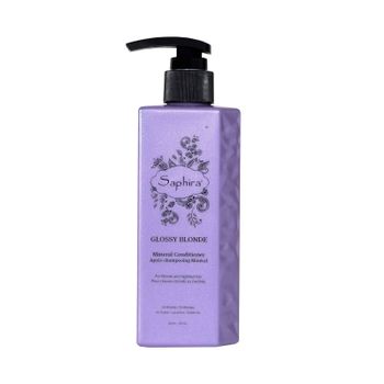 Saphira, glossy blonde, hair conditioner, hydrating & color protecting, 1000 ml