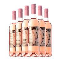 vitivinicola del mediterraneo vino rosado la novia ideal valencia 75 cl 10 vol pack de 6 unidades