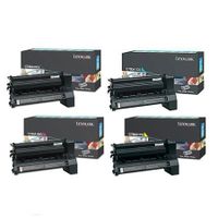 lexmark c780a1kgyg full set original toners 4 pack
