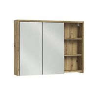 armario con espejo para bano viola 100 x 75 cm vicco