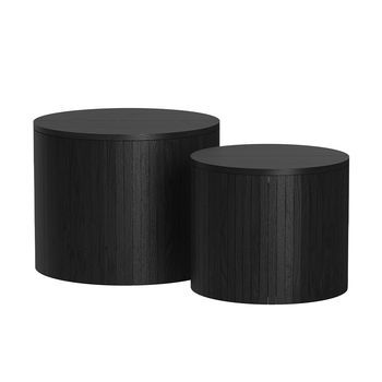 Conjunto De Mesa De Centro Tavilo 48 X 48 Cm 2 Partes Vicco