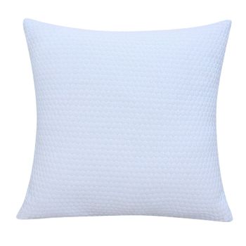 【Pack de 2/4】Cojín Decorativo 80x80 cm con Funda Acolchada de Diseño Geométrico, Rellenos de Cojines | Blanco, Suave y Elegante | Ideal para Sofá, Dormitorio o Salón | Estilo Moderno y Confort Premium