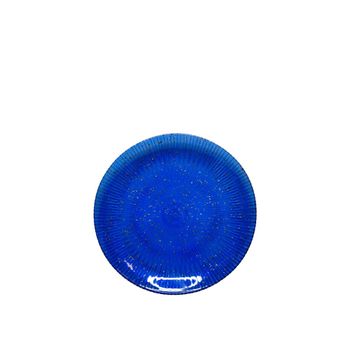 Plato de postre constelación azul 21x21x2cm - lote de 6