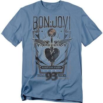 Bon Jovi Camiseta Keep The Faith para mujer