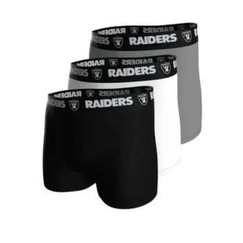 Pack 3 Calzoncillos Boxer Las Vegas Raiders NFL Stretch Cotton