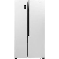 logik american-style fridge freezer white lsbsw18 white