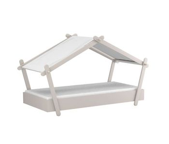 Cama dormitorio infantil casita con somier 223x130x102 cm