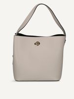 caprice satchel beige made of leather size 1