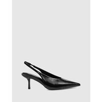 kamome trends zapatos de tacon salon destalonado fania negro para mujer