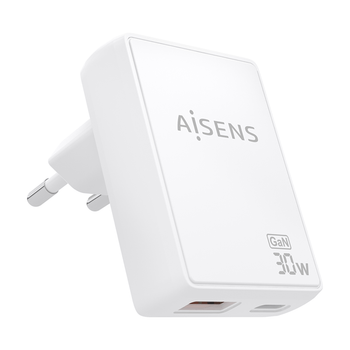 CARGADOR AISENS GAN PARED 30W