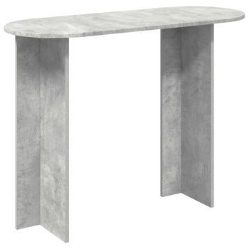 Mesa Consola Gris Hormigón 100 X 39,5 X 75 Cm Vidaxl