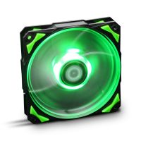 nox h-fan led verde ventilador 120mm