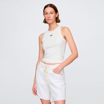 GAP Top halter moderno con logo de canalé 729562-968