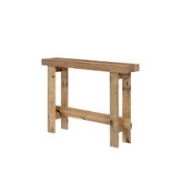 recibidorconsola estrecha de madera maciza de abeto