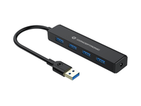 hub usb 30 conceptronic 4 puertos mini hub pocket c4pusb3